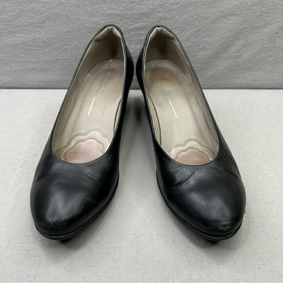 ECCO Sculptured 45 Womens Size 40 (US 9) Pump Plain Leather Comfort - Picture 2 of 8